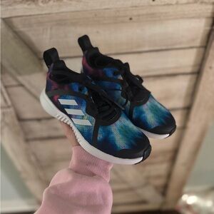 adidas Kids' Tie-Dye Sneakers - Blue and Black